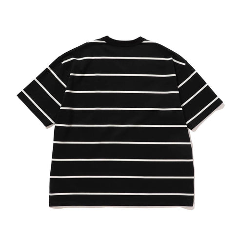 FRED PERRY × BEAMS Border Oversize Pique T-shirts Black